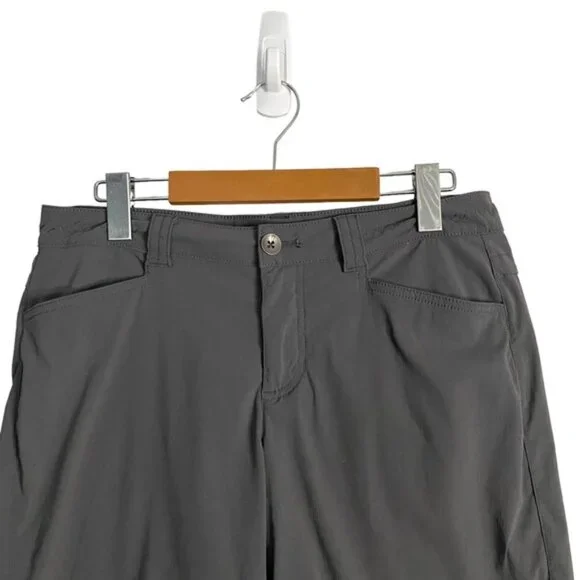 Eddie Bauer Women's Gray Hiking Trail Shorts - Picture 2 of 8